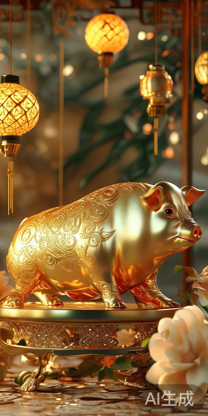 澳门金沙娱乐场独家推出的吊金猪收藏品详细介绍及收藏价值分析 文化寓意深远:金猪象征着富贵与繁荣,代表着财运兴旺